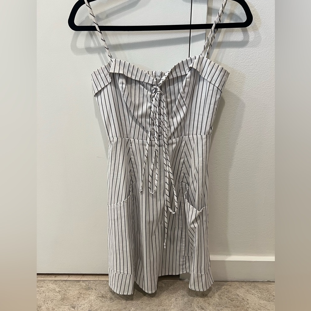 Reformation Striped Mini Dress Size 2